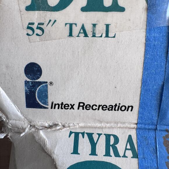 Vintage Intex Tyrannosaurus Inflatable Dinosaur 55in Tall T-Rex 1987 Giant Toy - Picture 10 of 12